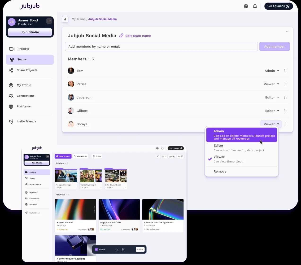 Publish to social channels